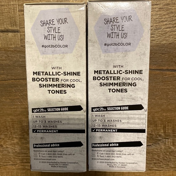 Schwarzkopf got 2b Metallics M83 Urban Mauve - Picture 2 of 6